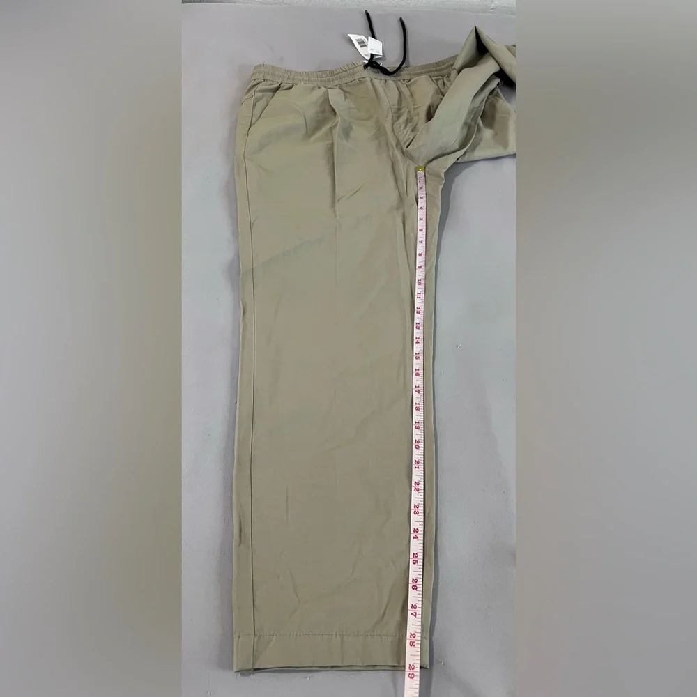 Topman Pants Mens 36X32 Elastic Waist Stretch Tapered Leg‎ NWT Beige